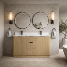 Calamigo 55" Bathroom Vanity Oak