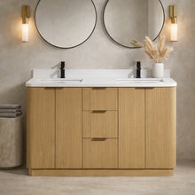 Calamigo 55" Bathroom Vanity Oak