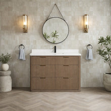 Aria 48" Bathroom Vanity in Smoked Oak