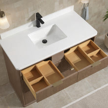 Aria 48" Bathroom Vanity in Smoked Oak