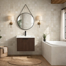 San Diego 24" Floating Bathroom Vanity Walnut