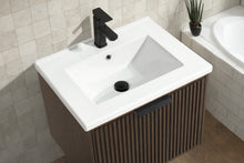 San Diego 24" Floating Bathroom Vanity Walnut