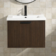 San Diego 24" Floating Bathroom Vanity Walnut