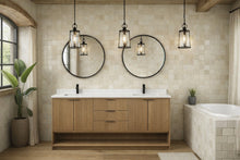 San Diego 72" Freestanding Bathroom Vanity Oak