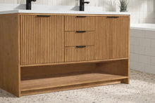 San Diego 55" Freestanding Bathroom Vanity Weathered Fir