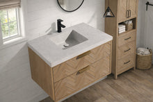Carlsbad 42" Floating Bathroom Vanity Weathered Fir