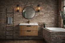 San Diego 30" Floating Bathroom Vanity Weathered Fir