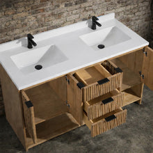 San Diego 55" Freestanding Bathroom Vanity Weathered Fir
