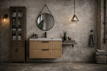 San Diego 36" Floating Bathroom Vanity Oak