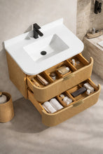 Chantal 30" Floating Bathroom Vanity Oak