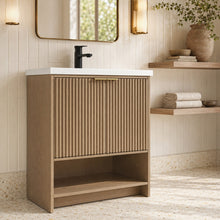 San Diego 30" Freestanding Bathroom Vanity Oak