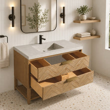 Carlsbad 42" Freestanding Bathroom Vanity Weathered Fir