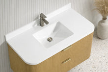 Chantal 42" Floating Bathroom Vanity Oak