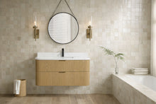 Chantal 42" Floating Bathroom Vanity Oak