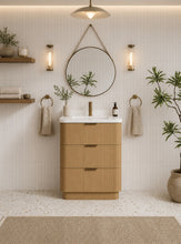 Calamigo 24" Bathroom Vanity Oak