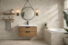 San Diego 30" Floating Bathroom Vanity Weathered Fir