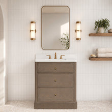 Jane 30" Bathroom Vanity Smoked Oak