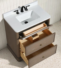Jane 30" Bathroom Vanity Smoked Oak