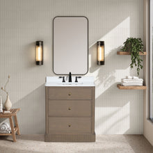 Jane 30" Bathroom Vanity Smoked Oak
