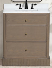 Jane 30" Bathroom Vanity Smoked Oak