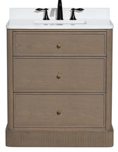 Jane 30" Bathroom Vanity Smoked Oak