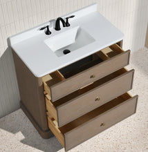 Jane 36" Bathroom Vanity Smoked Oak
