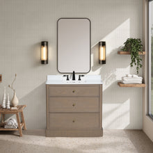 Jane 36" Bathroom Vanity Smoked Oak