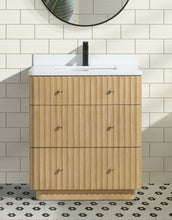 La Jolla 30" Bathroom Vanity Washed Oak