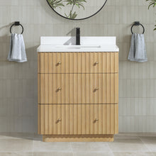 La Jolla 30" Bathroom Vanity Washed Oak