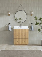La Jolla 30" Bathroom Vanity Washed Oak