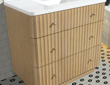 La Jolla 36" Bathroom Vanity Washed Oak