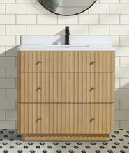 La Jolla 36" Bathroom Vanity Washed Oak
