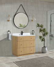 La Jolla 36" Bathroom Vanity Washed Oak