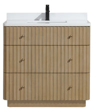 La Jolla 36" Bathroom Vanity Washed Oak