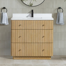 La Jolla 36" Bathroom Vanity Washed Oak