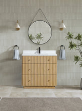 La Jolla 36" Bathroom Vanity Washed Oak