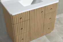 La Jolla 42" Bathroom Vanity Washed Oak