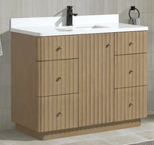 La Jolla 42" Bathroom Vanity Washed Oak