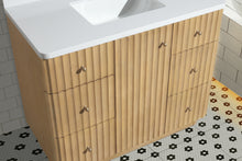 La Jolla 42" Bathroom Vanity Washed Oak