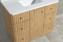 La Jolla 42" Bathroom Vanity Washed Oak
