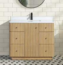 La Jolla 42" Bathroom Vanity Washed Oak