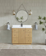 La Jolla 42" Bathroom Vanity Washed Oak