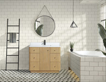 La Jolla 42" Bathroom Vanity Washed Oak