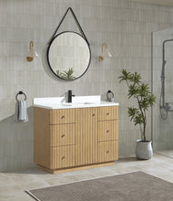 La Jolla 42" Bathroom Vanity Washed Oak