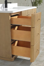 La Jolla 55" Bathroom Vanity Washed Oak