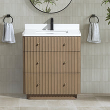La Jolla 30" Bathroom Vanity Smoked Oak