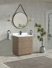 La Jolla 30" Bathroom Vanity Smoked Oak