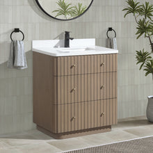 La Jolla 30" Bathroom Vanity Smoked Oak