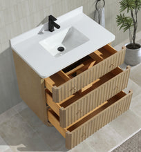 La Jolla 36" Bathroom Vanity Washed Oak