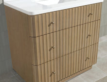 La Jolla 36" Bathroom Vanity Washed Oak
